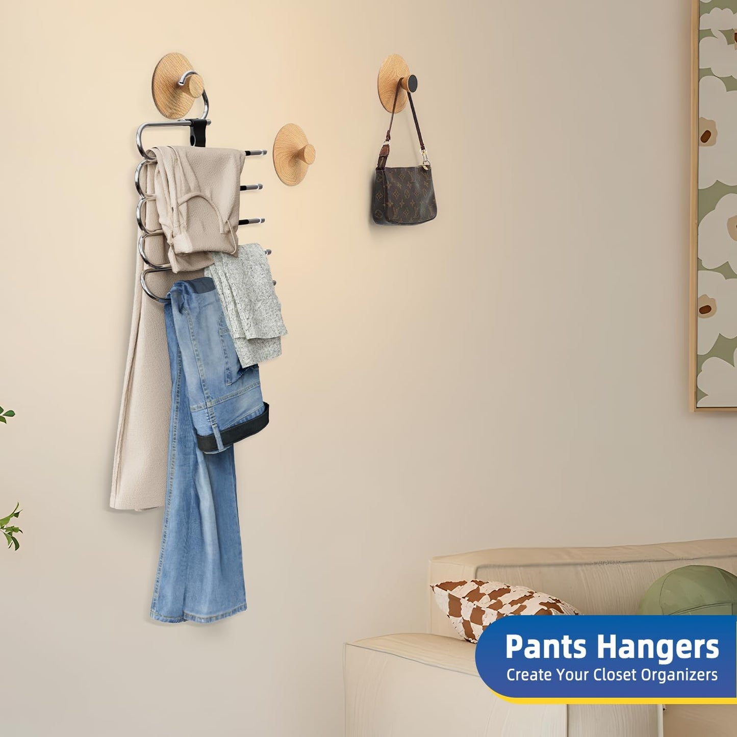 Space Saving Pants Hangers Assembly Required