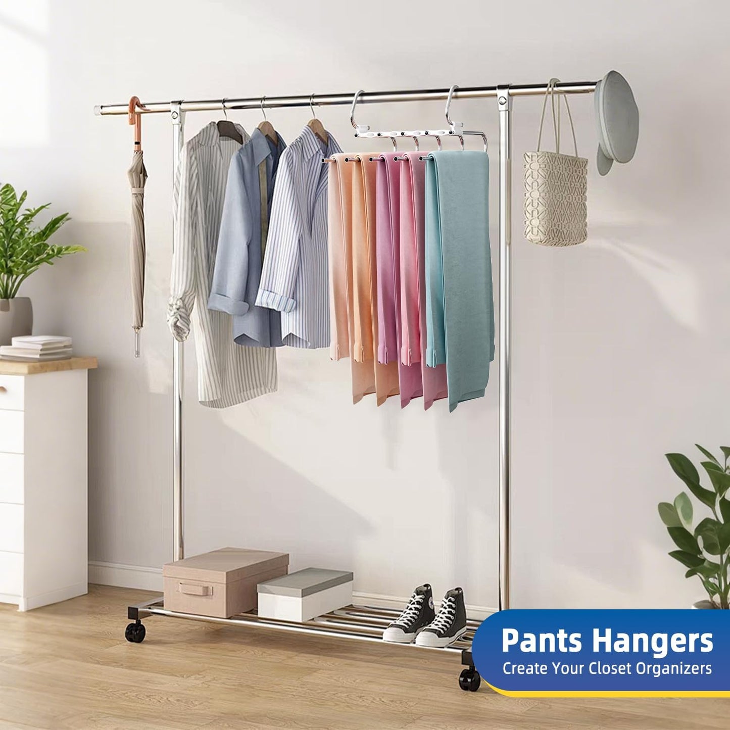 Space Saving Pants Hangers Assembly Required