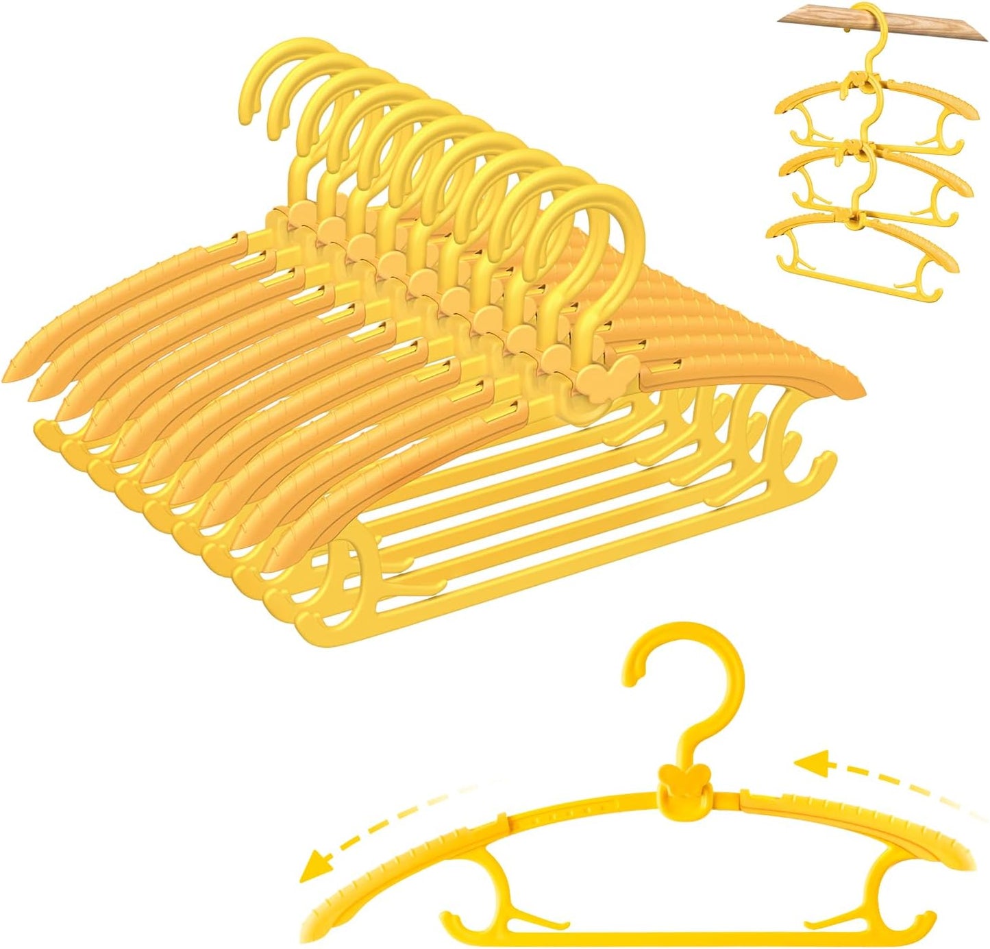 Adjustable Kids Clothes Hangers