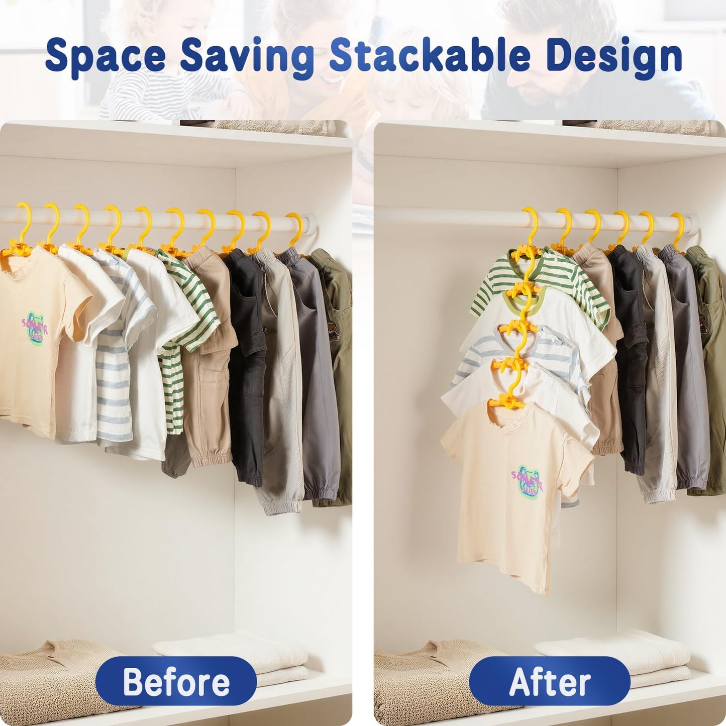 Adjustable Kids Clothes Hangers