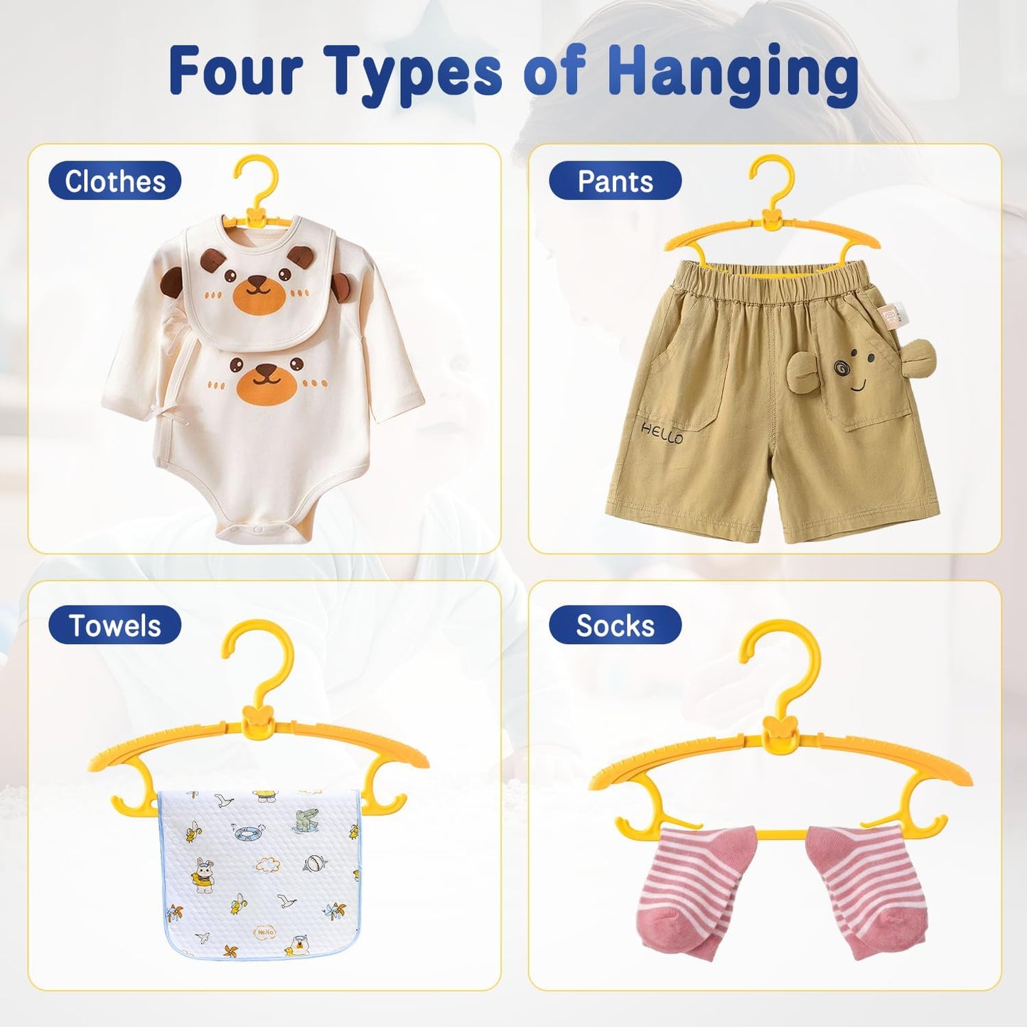 Adjustable Kids Clothes Hangers
