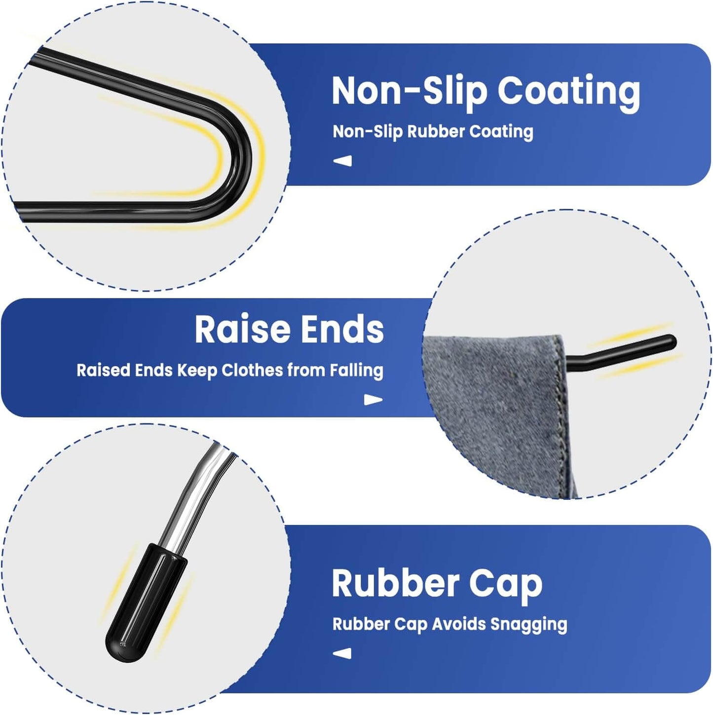 Space Saving Non-Slip Pants Hanger