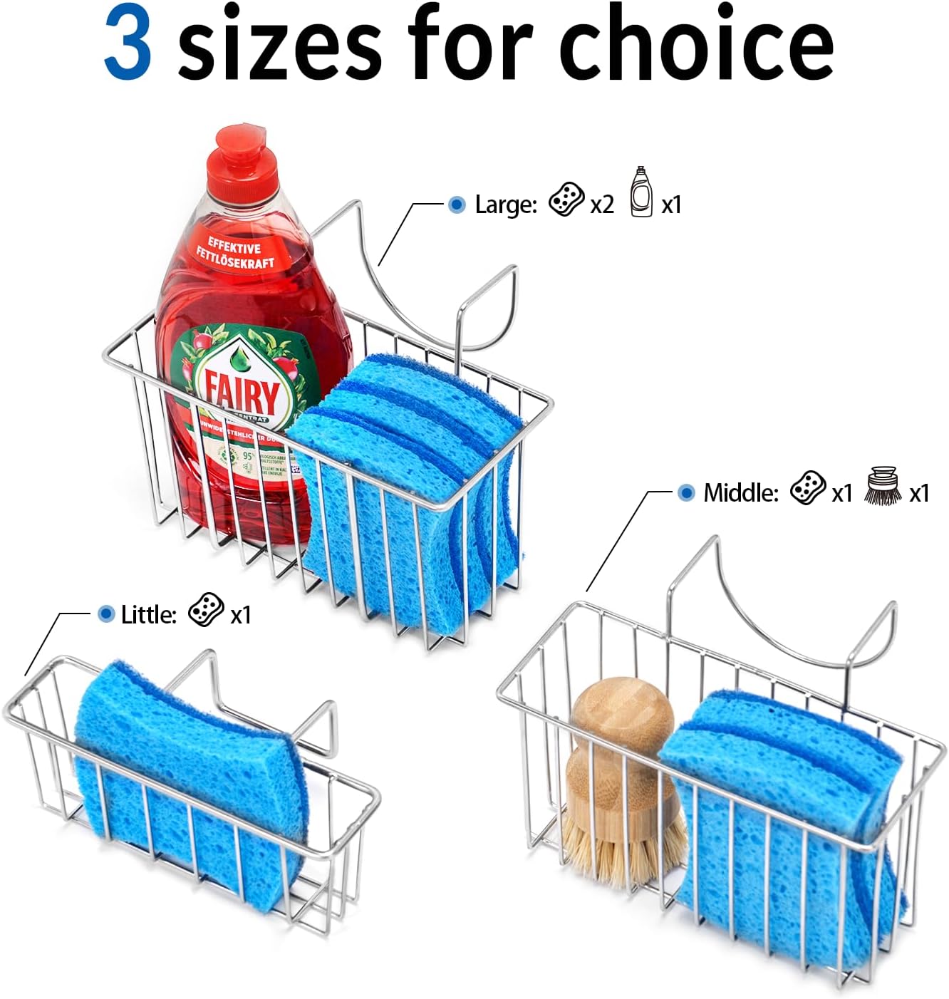 Kitchen Sink Caddy Sponge Holder