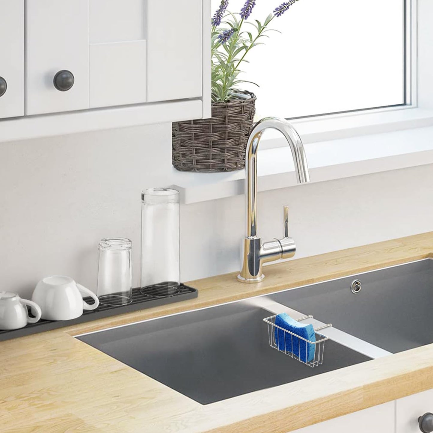 Kitchen Sink Caddy Sponge Holder