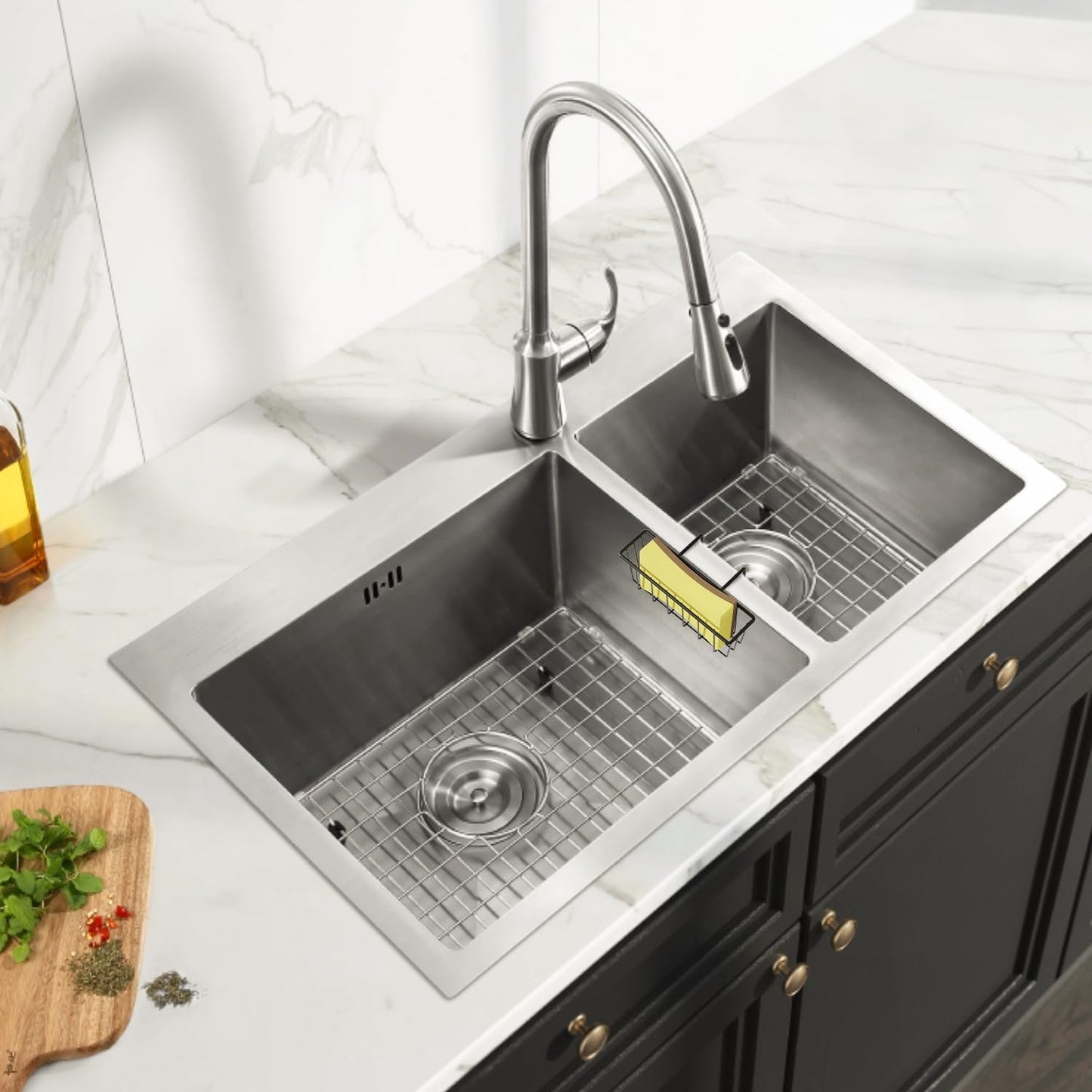 Kitchen Sink Caddy Sponge Holder