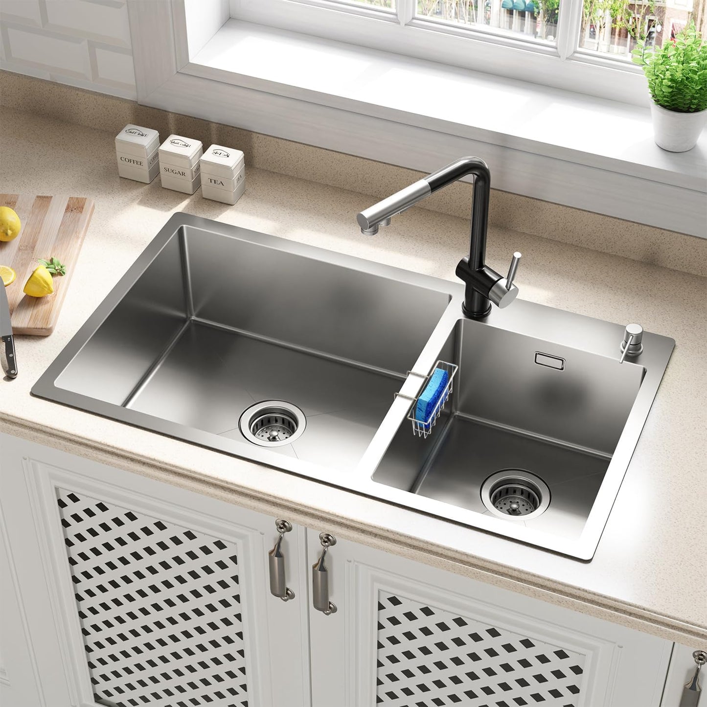 Kitchen Sink Caddy Sponge Holder