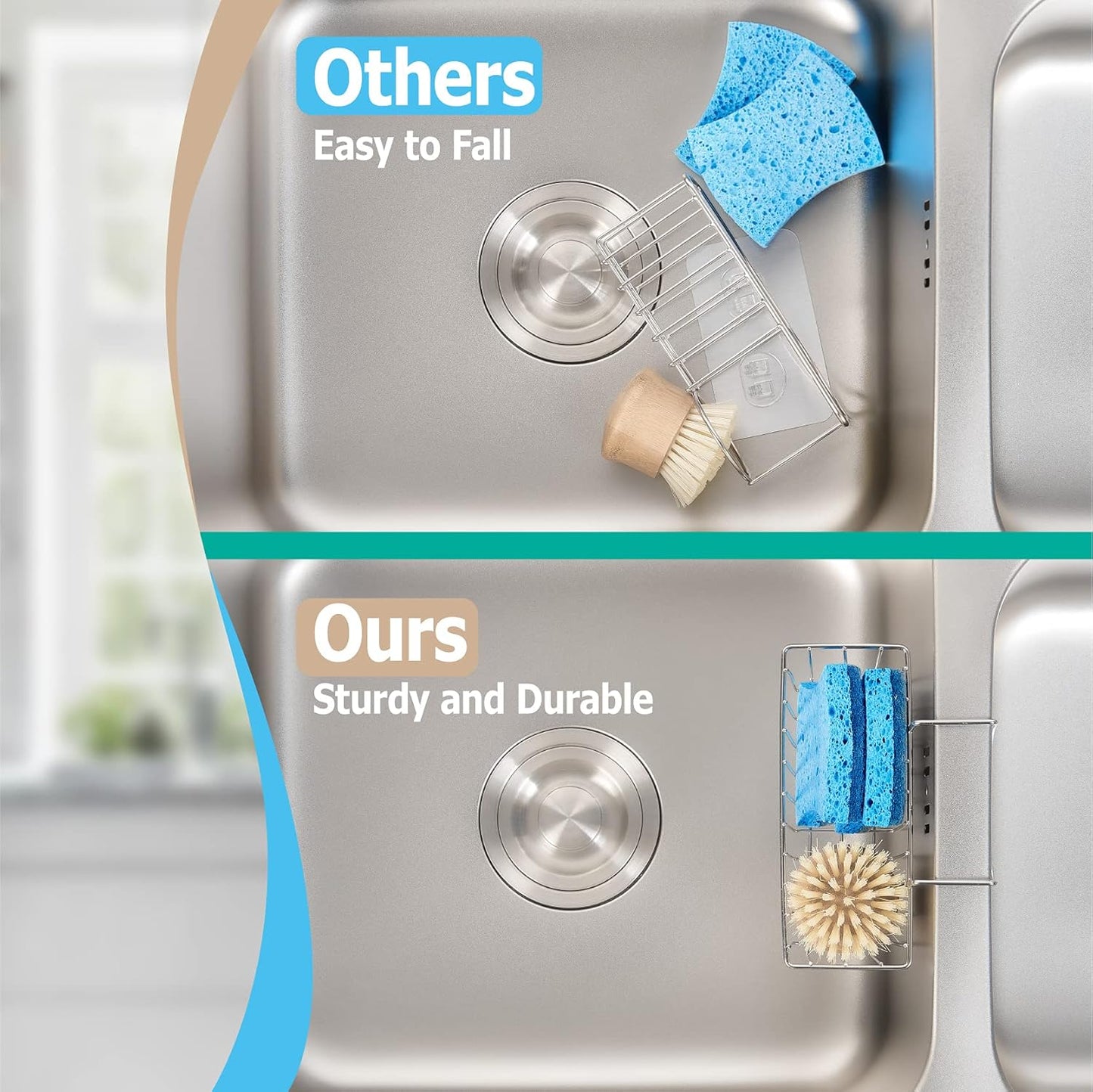 Kitchen Sink Caddy Sponge Holder