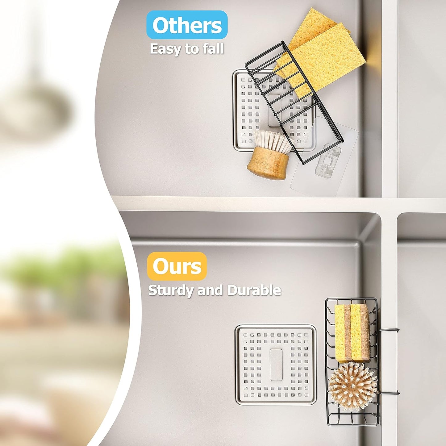 Kitchen Sink Caddy Sponge Holder
