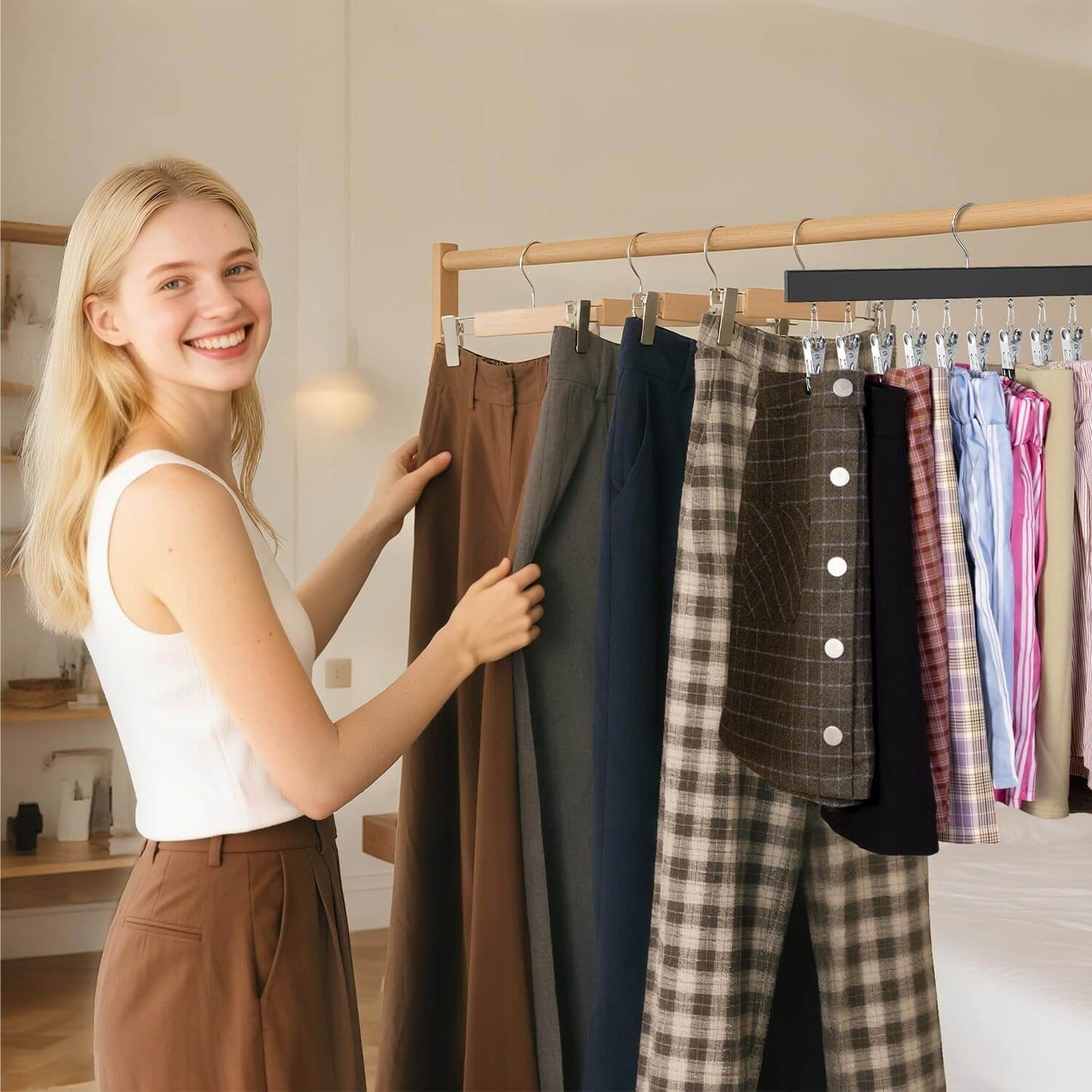 Wooden Pants Hangers