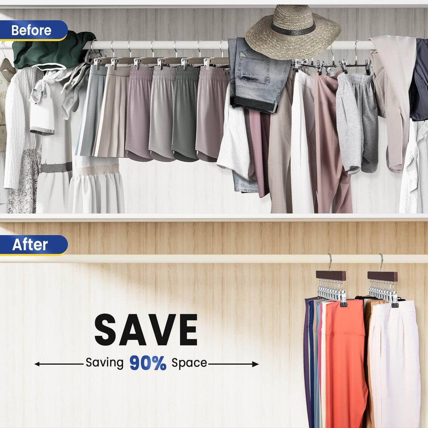 Wooden Pants Hangers