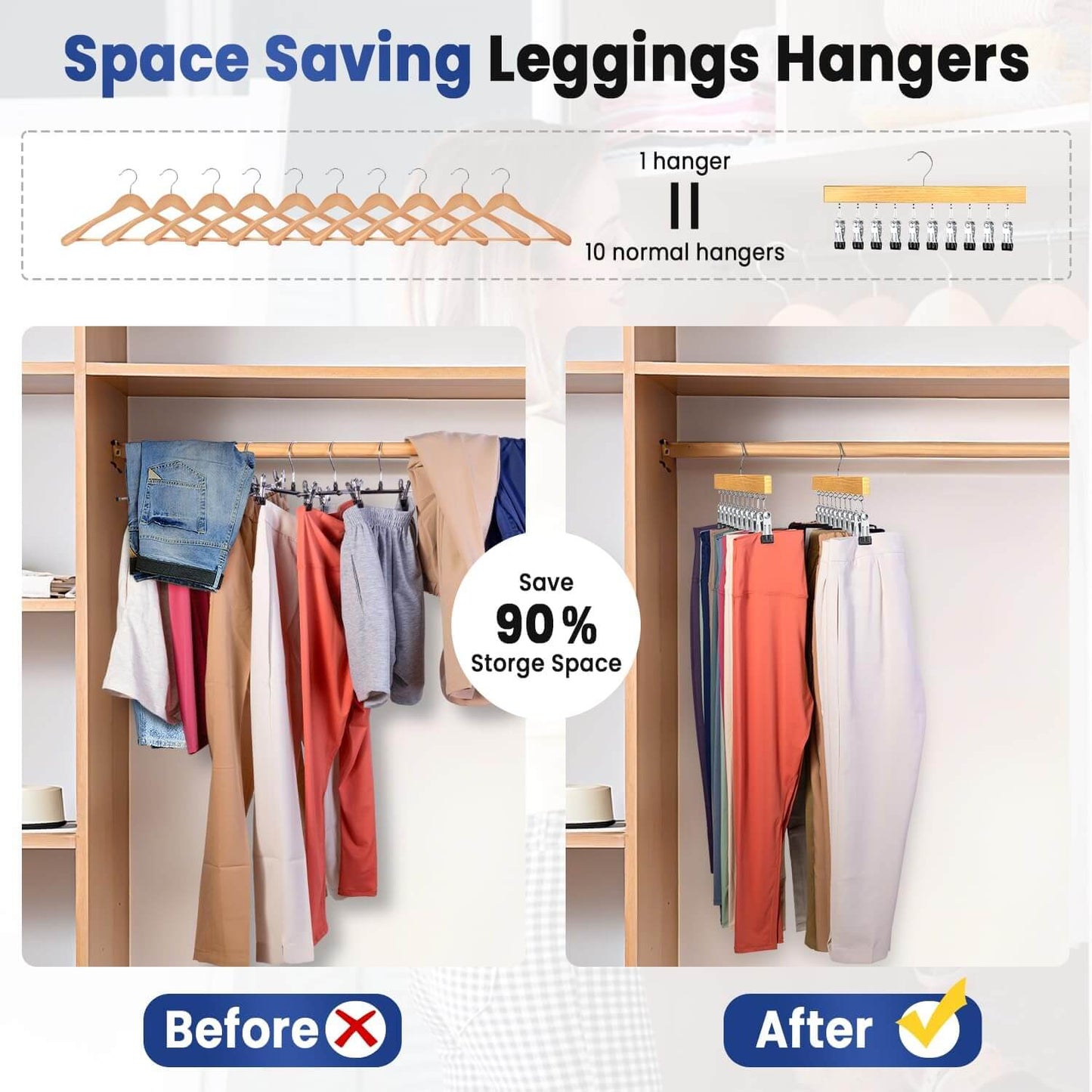 Wooden Pants Hangers