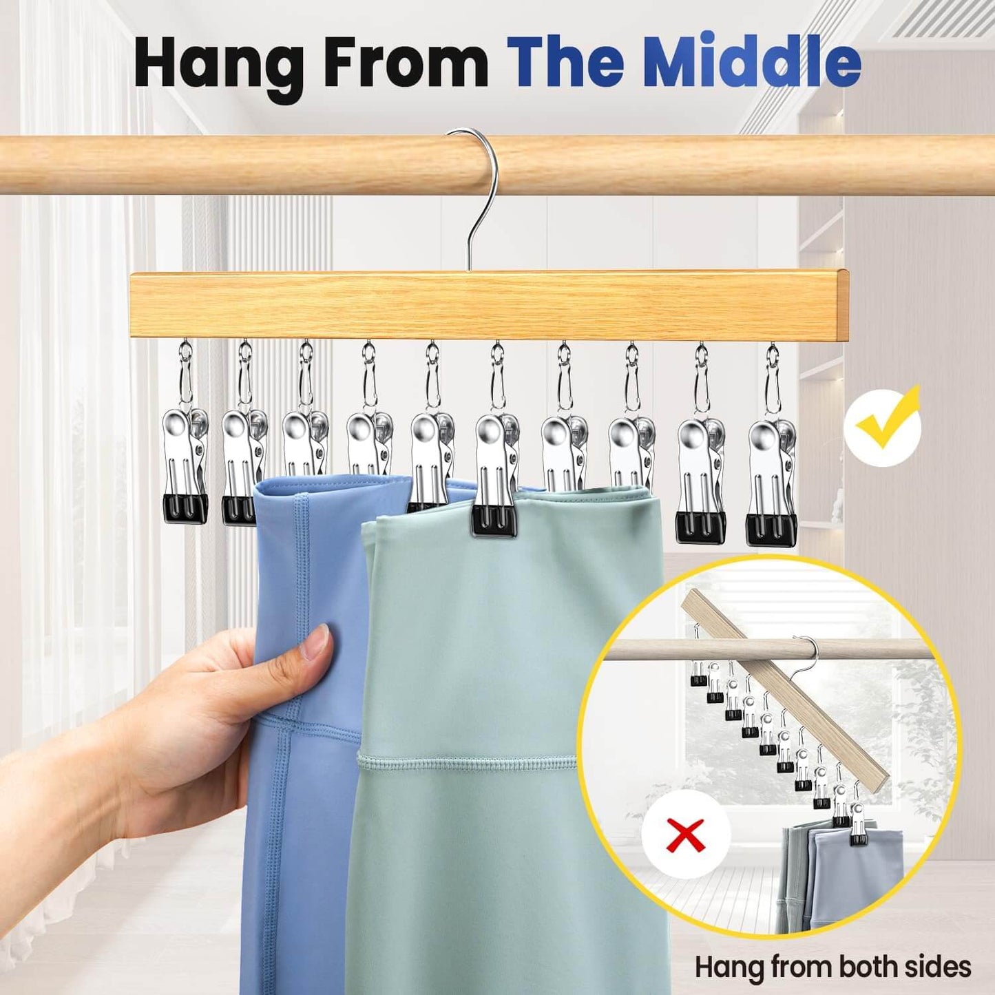Wooden Pants Hangers